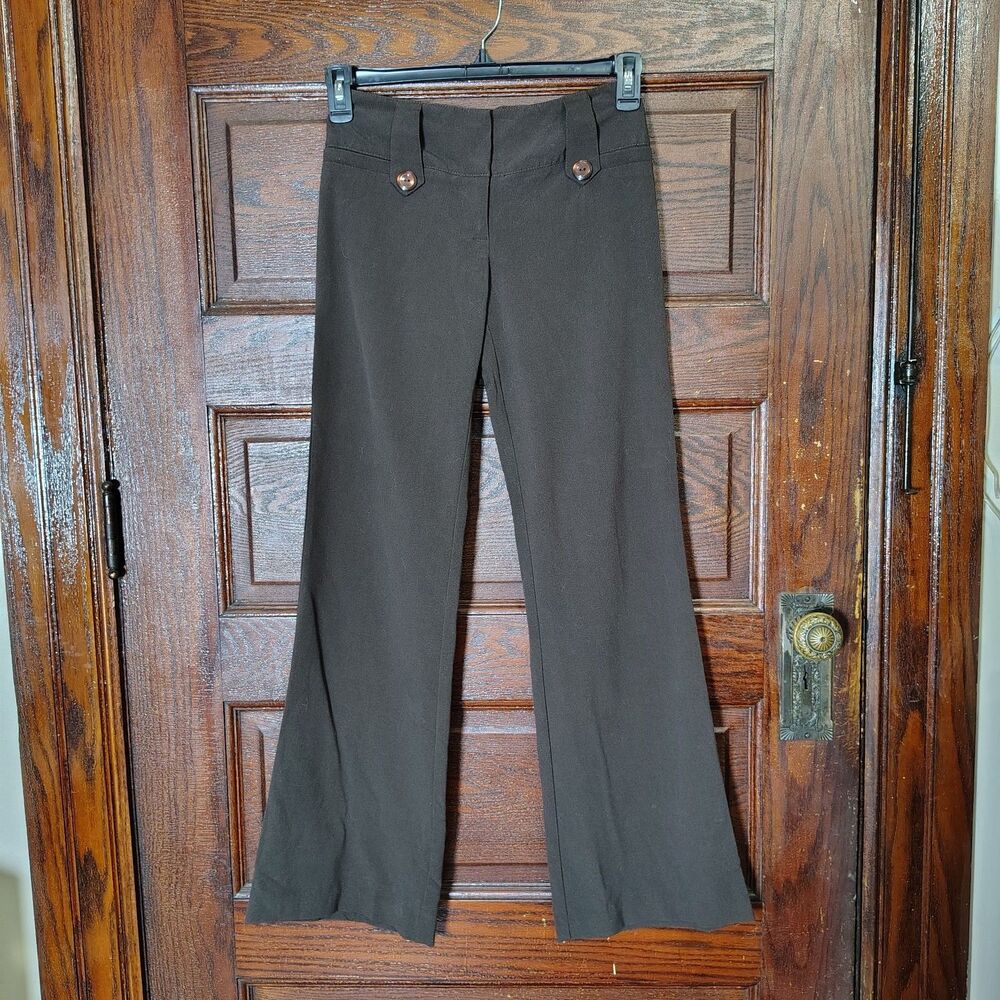 Y2K Librariancore Brown Low Rise Wide Leg Corpcore Dark Academia Pants Wmns/T720